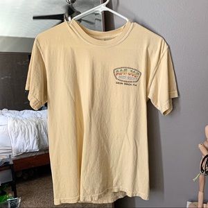 Ron Jon Graphic T-Shirt Mens S Yellow